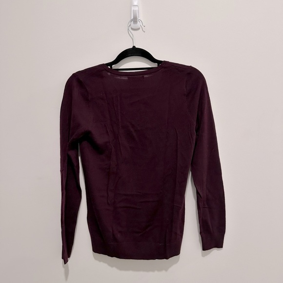Club Monaco, merino sweater, maroon, size S, good condition. - Picture 3 of 3